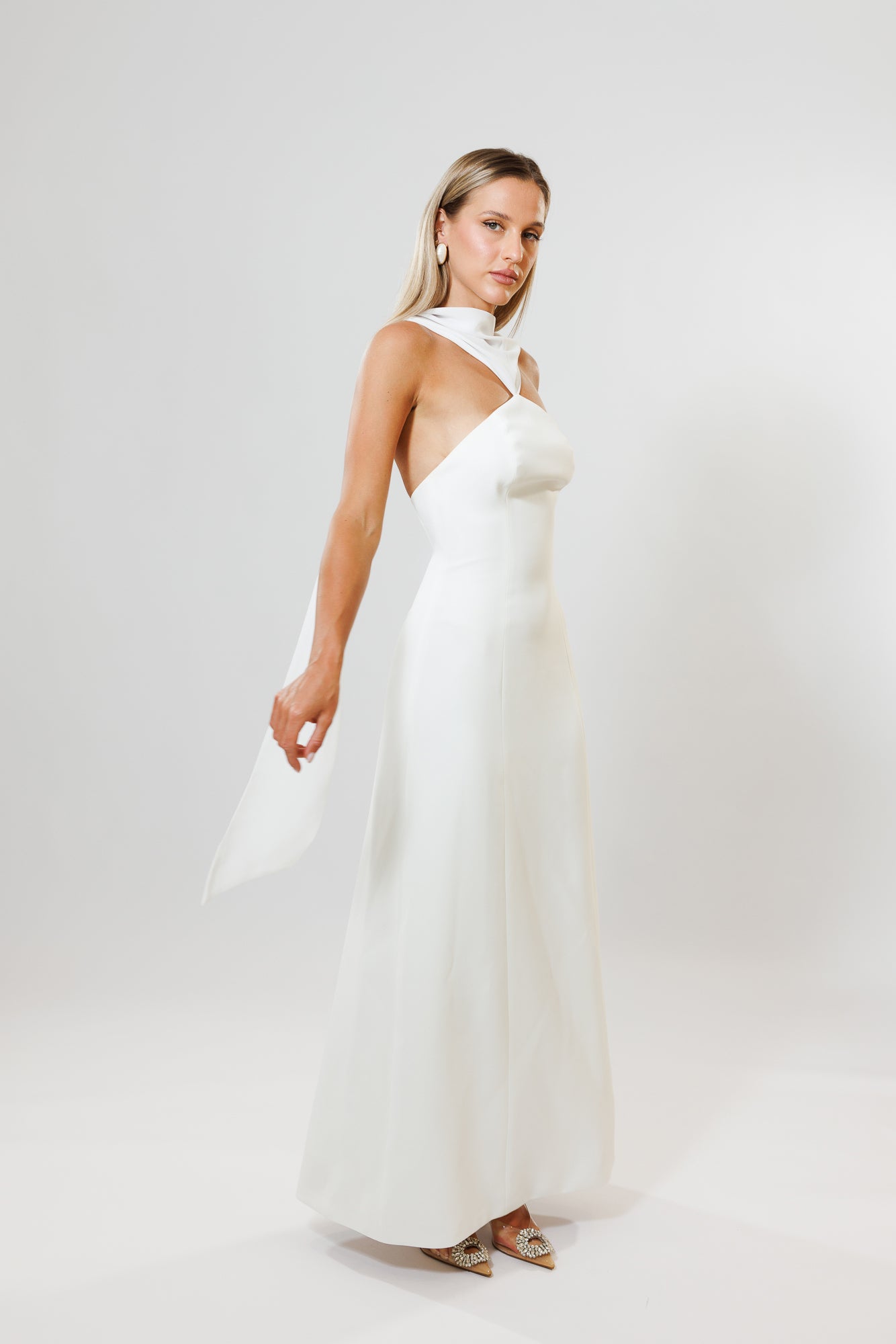Romina white dress