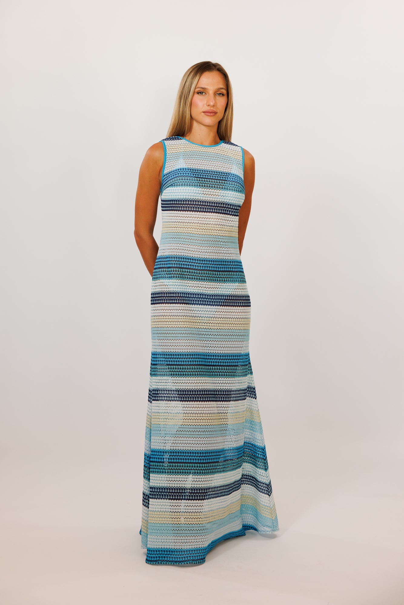 Zaria blue dress